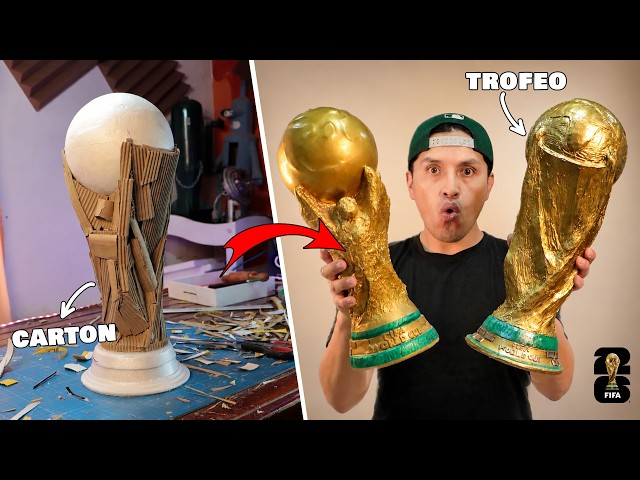 Vídeo relacionado con Réplica del trofeo 3D de la Copa del Mundo 2026, réplica de trofeo de fútbol 2026, trofeo de campeón, regalos conmemorativos coleccionables para fanáticos del fútbol, hombres, padre, oficina, hogar