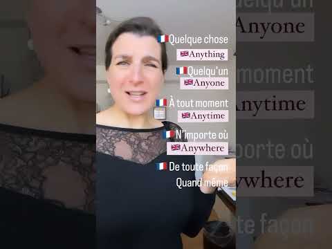 Pronoms indéfinis 🇫🇷🇬🇧Indefinite Pronoun #french #english #learnenglish #learnfrench