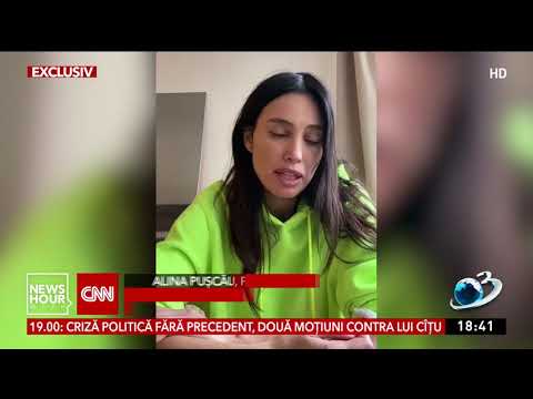 Alina Pușcău povestește cum a ajuns la spital cu varianta Delta