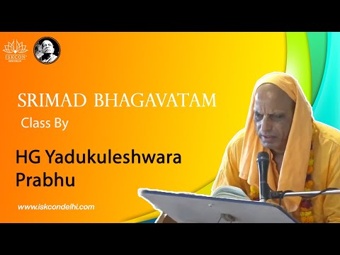 Morning Class by HG Yadukuleshwara Prabhu