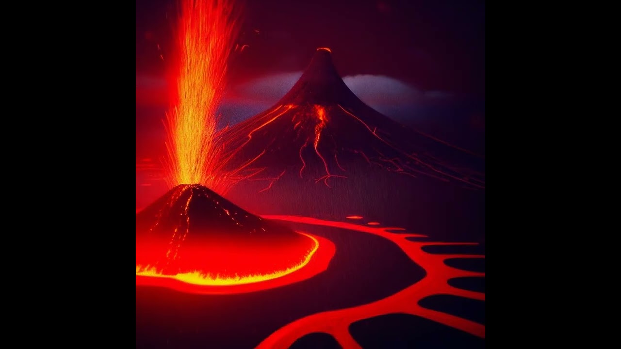 🔴 Volcanic Eruption In The City  Cityscape Shot  Apocalypse  Artstation 🔴