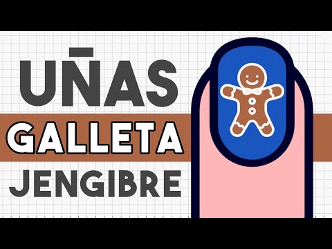 UÑAS GALLETA DE JENGIBRE 🎄 ¡EN CAPAS!