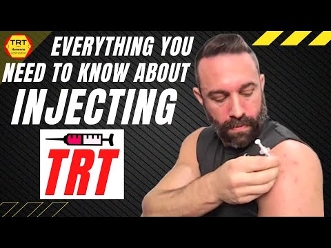 Best Injection Sites For Testosterone Injections - IM vs Subq - Injection Technique Video