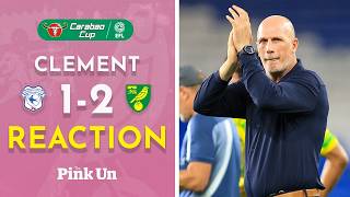 Philippe Clement Reaction | Cardiff City 1-2 Norwich City | The Pink Un