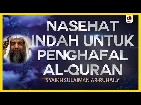 <p>Nasehat Indah untuk Penghafal al-Quran - Syaikh Sulaiman ar-Ruhaily #NasehatUlama</p>
<p>Alquran adalah mukjizat terbesar Nabi Muhammad Shallallahu'alaihi wa sallam dan alQuran adalah petunjuk bagi orang-orang yang yang beriman. Ada banyak keutamaan seseorang yang menjadi ahli alQuran diantaranya adalah keutamaan membaca alQuran dan keutamaan menghafal Qur'an serta fadhilah menghafal al qur'an, mengingat banyaknya manfaat membaca alQuran setiap hari dan keutamaan penghafal alQuran sebagaimana disebutkan dalam hadits keutamaan menghafal al Qur'an, maka sangat merugilah seorang muslim yang melalaikan dirinya dari membaca alQuran atau menghafal alQuran. Namun yang harus diperhatikan bagi ahli Alquran adalah keutamaan membaca Alquran dan kemuliaan penghafal al Quran akan didapatkan bagi siapa saja yang dapat menjaga keikhlasannya hanya untuk meraih ridho dari Allah Subhanahu wa Ta'ala dan tidak menjadikan dunia sebagai tujuan dalam membaca dan menghafalkan serta mengajarkan al-Quran. </p>
<p>#NasehatUlama </p>
<p>*<br />
MASIH CARI ARTIKEL ISLAM DI GOOGLE?<br />
Yuk, cari di Yufid.com (Islamic Search Engine) saja. Insyaallah LEBIH menenangkan hati!<br />
*<br />
►► SUBSCRIBE di sini untuk belajar LEBIH tentang Islam: youtube.com/subscription_center?add_user=moslemchannel<br />
*<br />
YUK, FOLLOW SOSIAL MEDIA YUFID.TV LAINNYA UNTUK MENDAPATKAN UPDATE VIDEO TERBARU!<br />
Fabebook: facebook.com/Yufid.TV/<br />
Instagram: instagram.com/yufid.tv/<br />
Telegram: telegram.me/yufidtv<br />
Yufid.TV Official Website: yufid.tv </p>
<p>AUDIO KAJIAN<br />
Website: kajian.net<br />
Soundcloud: soundcloud.com/kajiannet</p>
<p>*<br />
YUK, DUKUNG YUFID.TV!<br />
Yuk, dukung dengan belanja di Yufid Store: yufidstore.com<br />
*<br />
DONASI UNTUK VIDEO DAKWAH DAPAT DISALURKAN KE:</p>
<p>BANK SYARIAH INDONESIA<br />
7086882242<br />
a.n. YAYASAN YUFID NETWORK<br />
Kode BSI: 451</p>
<p>Paypal: finance@yufid.org</p>
<p>NB:<br />
Rekening di atas adalah rekening khusus donasi Yufid Network, jadi Anda tidak perlu konfirmasi setelah mengirimkan donasi. Cukup tuliskan keterangan donasi pada saat Anda transfer.</p>
<p>Link catatan penerimaan donasi Yufid Network selama ini dapat Anda lihat di: goo.gl/y7o7Se</p>
<p>Nasehat Indah untuk Penghafal al-Quran - Syaikh Sulaiman ar-Ruhaily #NasehatUlama</p>
<p>Alquran adalah mukjizat terbesar Nabi Muhammad Shallallahu'alaihi wa sallam dan alQuran adalah petunjuk bagi orang-orang yang yang beriman. Ada banyak keutamaan seseorang yang menjadi ahli alQuran diantaranya adalah keutamaan membaca alQuran dan keutamaan menghafal Qur'an serta fadhilah menghafal al qur'an, mengingat banyaknya manfaat membaca alQuran setiap hari dan keutamaan penghafal alQuran sebagaimana disebutkan dalam hadits keutamaan menghafal al Qur'an, maka sangat merugilah seorang muslim yang melalaikan dirinya dari membaca alQuran atau menghafal alQuran. Namun yang harus diperhatikan bagi ahli Alquran adalah keutamaan membaca Alquran dan kemuliaan penghafal al Quran akan didapatkan bagi siapa saja yang dapat menjaga keikhlasannya hanya untuk meraih ridho dari Allah Subhanahu wa Ta'ala dan tidak menjadikan dunia sebagai tujuan dalam membaca dan menghafalkan serta mengajarkan al-Quran. </p>
<p>#NasehatUlama </p>
<p>*<br />
MASIH CARI ARTIKEL ISLAM DI GOOGLE?<br />
Yuk, cari di Yufid.com (Islamic Search Engine) saja. Insyaallah LEBIH menenangkan hati!<br />
*<br />
►► SUBSCRIBE di sini untuk belajar LEBIH tentang Islam: youtube.com/subscription_center?add_user=moslemchannel<br />
*<br />
YUK, FOLLOW SOSIAL MEDIA YUFID.TV LAINNYA UNTUK MENDAPATKAN UPDATE VIDEO TERBARU!<br />
Fabebook: facebook.com/Yufid.TV/<br />
Instagram: instagram.com/yufid.tv/<br />
Telegram: telegram.me/yufidtv<br />
Yufid.TV Official Website: yufid.tv </p>
<p>AUDIO KAJIAN<br />
Website: kajian.net<br />
Soundcloud: soundcloud.com/kajiannet</p>
<p>*<br />
YUK, DUKUNG YUFID.TV!<br />
Yuk, dukung dengan belanja di Yufid Store: yufidstore.com<br />
*<br />
DONASI UNTUK VIDEO DAKWAH DAPAT DISALURKAN KE:</p>
<p>BANK SYARIAH INDONESIA<br />
7086882242<br />
a.n. YAYASAN YUFID NETWORK<br />
Kode BSI: 451</p>
<p>Paypal: finance@yufid.org</p>
<p>NB:<br />
Rekening di atas adalah rekening khusus donasi Yufid Network, jadi Anda tidak perlu konfirmasi setelah mengirimkan donasi. Cukup tuliskan keterangan donasi pada saat Anda transfer.</p>
<p>Link catatan penerimaan donasi Yufid Network selama ini dapat Anda lihat di: goo.gl/y7o7Se</p>