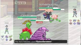 Chansey+Shuckle. vs Enyo. Disabled everything!!