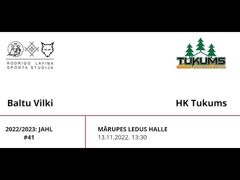 2022/2023: JAHL Baltu Vilki - HK Tukums / 13.11.2022.