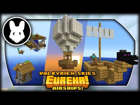 Eureka! Airships! (Valkyrien Skies) - Bit-By-Bit Minecraft mod 1.16 - Interactable Airships!