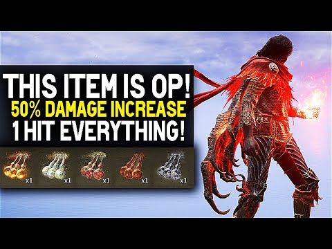 Elden Ring THESE ITEMS ARE OP! - 50% DAMAGE INCREASE AND INVINSIBLE