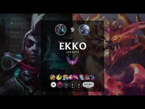 Ekko Jungle vs Volibear - KR Master Patch 12.9