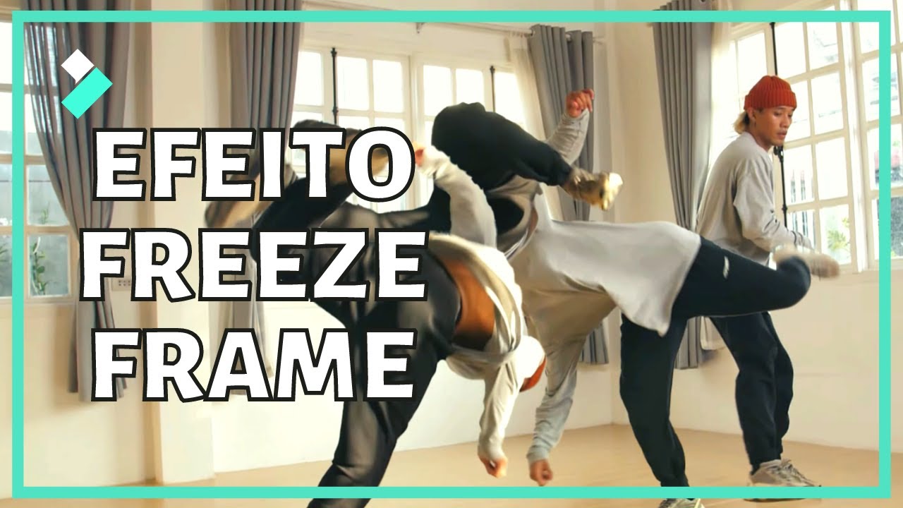 Como fazer o efeito FREEZE FRAME (quadros congelados) em SEQUÊNCIA | Wondershare Filmora