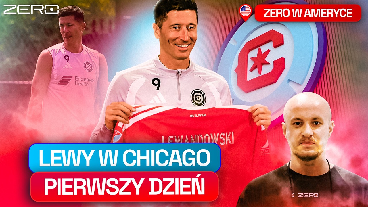 ROBERT LEWANDOWSKI NOWĄ GWIAZDĄ CHICAGO FIRE. POWITANIE, KONFERERENCJA I PIERWSZY TRENING