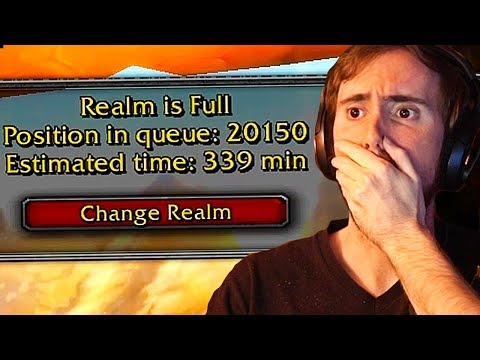 Asmongold Has To End His Stream After Getting Disconnected From Classic WoW