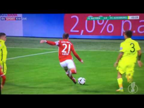 Philipp Lahm Tor - FC Bayern 1:0 FC Augsburg (Lahm Goal - Bayern Munich vs Augsburg - DFB-Pokal) HD