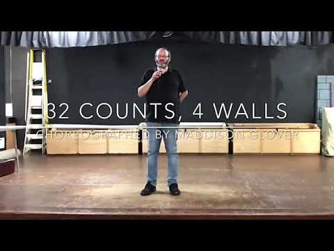 ABSOLUTE BEGINNER LINE DANCE LESSON 35 - Country Boy Lovin’ - Part 2 - Music with verbal instruction