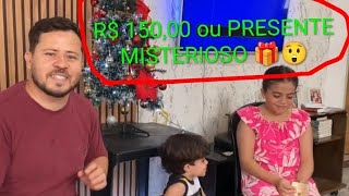 PRESENTE MISTERIOSO 🎁🥸 ou R$ 150,00 🥳 - Sofia e Arthur 👆