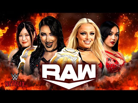 WWE Raw Rhea Ripley & Iyo Sky vs Liv Morgan & Roxanne Perez | Full Match 16-January-2026