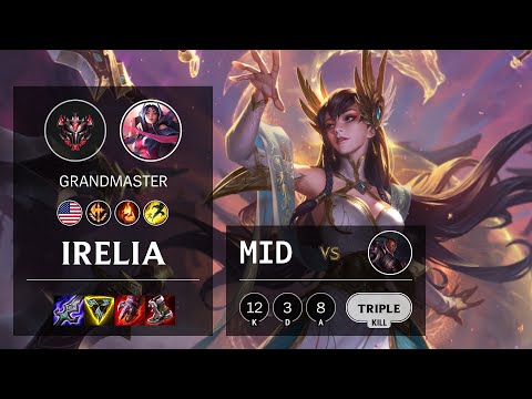 Irelia Mid vs Lucian - NA Grandmaster Patch 11.5