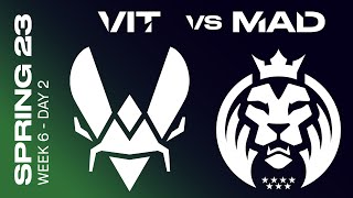 LEC Spring Split 2023 - Playoffs D3  - VIT vs MAD - BO5