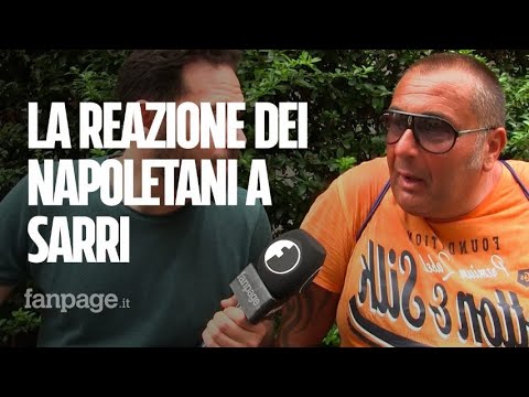 "Sarri alla Juve": la reazione dei napoletani