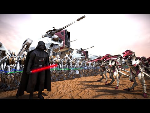 Star Wars Army vs 2,000,000 Tyranid Hormagaunt - uebs2  (4K)