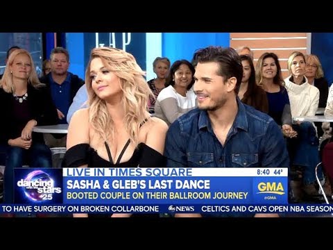 Sasha & Gleb - DWTS 25 Exit Interview - GMA