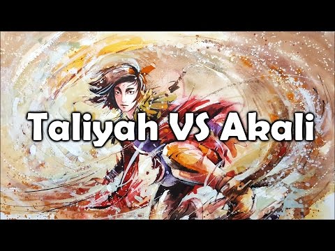 Drewmatth - Taliyah VS Akali (Full Game) - How to beat Akali Top