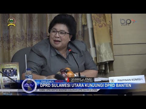   Komisi I DPRD Sulawesi Utara Kunjungi Komisi I DPRD Provinsi Banten