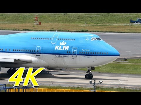 【4K】マロウド成田 KLM Boeing 747 406PH BFN Takeoff Rwy16R@Narita