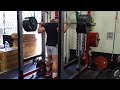 675LB BANDED SQUATS.
