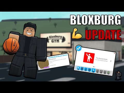 BRAND NEW BLOXBURG UPDATE (0.11.7): New gym, food, animations and more!