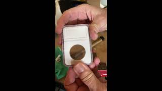 NGC holder: how to crack-out a coin