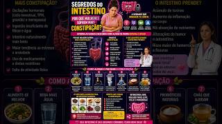 Segredos do Intestino  Por Que Mulheres Sofrem Mais Constipação:#SaudeIntestinal#IntestinoSaudavel