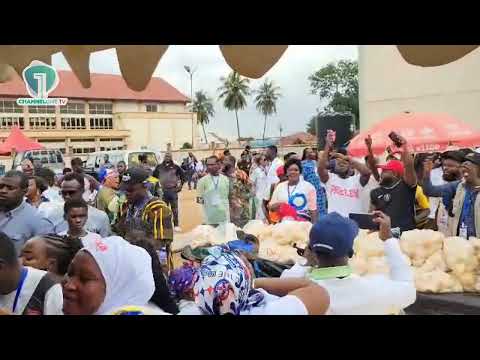 NPP Elections: COKA Joins Matan Nassara To Fry Eggs At Election Centre