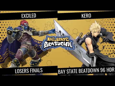 Bay State Beatdown 96 HDR - Exciled (Ganondorf) vs Kero (Cloud) - Losers Finals