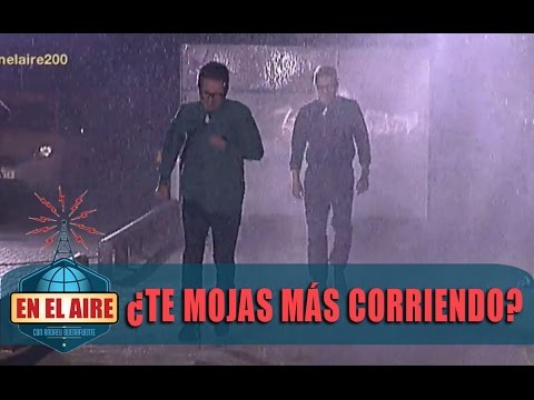 Buenafuente: "No sólo te mojas más corriendo, sino que yo también adelgazo" - En el aire
