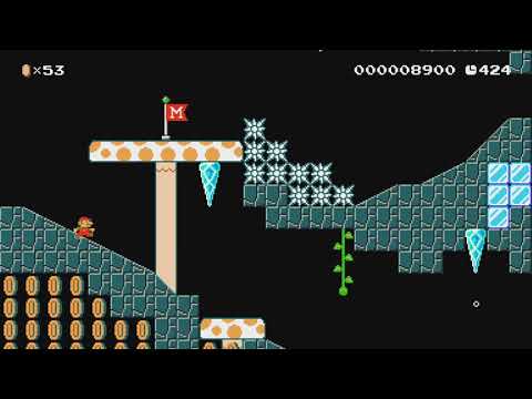 frozen cave by error_ssb - Super Mario Maker 2 - No Commentary 1bu