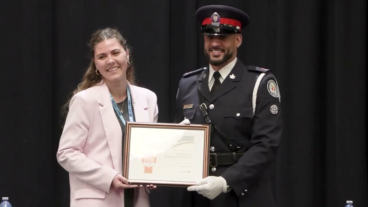 Rookie of the Year Constable Damian D'Ornellas