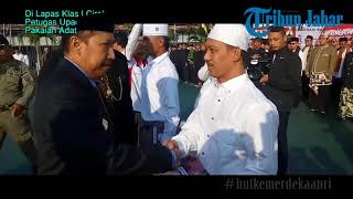 Di Lapas Klas I Cirebon, Petugas Upacara Kenakan Pakaian Adat Jawa dan Sunda