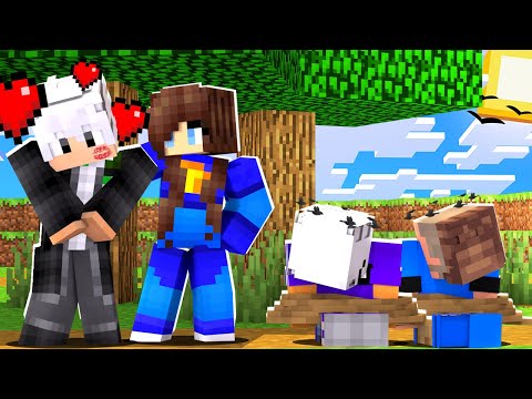 AJUDEI A PHOEBE THUNDERMAN SALVAR O MUNDO DO MINECRAFT E ELA ME RETRIBUIU COM UM BEIJO