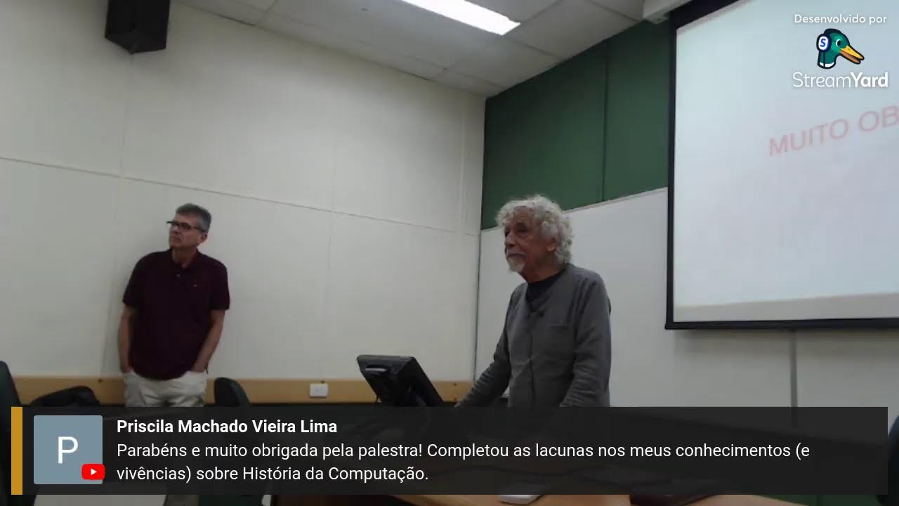 Uma História da Computação, Dos Primórdios à Atualidade - Prof. Jayme Luiz Szwarcfiter (UFRJ e UERJ)