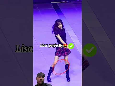 Lisa’s Dance – powerful moves and unmatched stage charisma! 😍🔥 #shorts