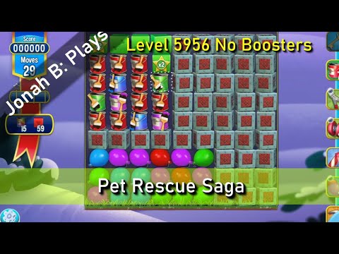 Pet Rescue Saga Level 5956 No Boosters