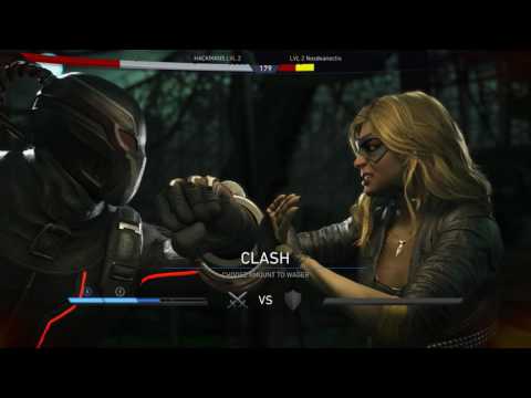 Injustice II~ Bane (HACKSMAN) vs. Black Canary (Noxdeanoctis) HD