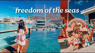 FREEDOM OF THE SEAS | NEW YEARS CRUISE | NASSAU, BAHAMAS | EMBARKATION DAY | ROYAL CARIBBEAN 🌴☀️🚢