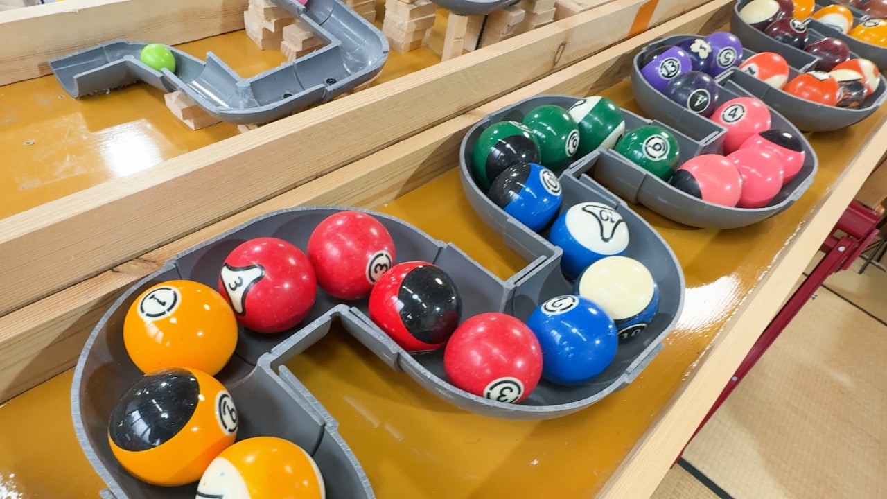 Seven fun marble run courses. Enjoy lots of handmade gimmicks. Vol. 47 #ASMR