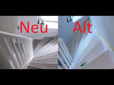 Stair renovation Stair cladding Vinyl instructions Stair renovation