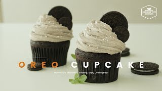 오레오 컵케이크 만들기, 오레오 초코 머핀 : Oreo cupcake Recipe, Oreo Chocolate Muffin : オレオカップケーキ -Cookingtree쿠킹트리