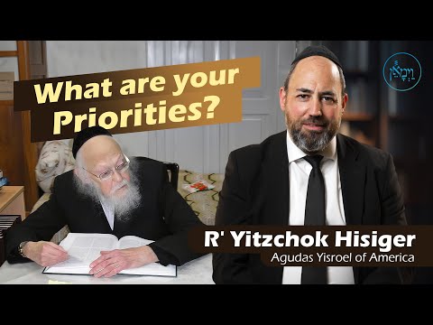What are your Priorities | Rabbi Yitzchok Hisiger