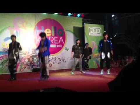 120428 Millenium Boy cover EXO - MAMA at Hello Korea